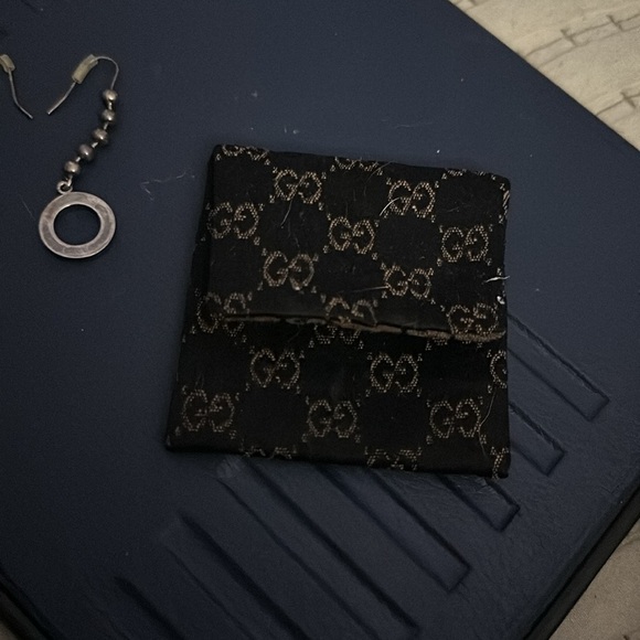 Gucci-bead-silver-drop-hook-earrings - Picture 3 of 4